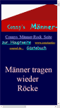 Mobile Screenshot of connys-maennerrock-seite.de